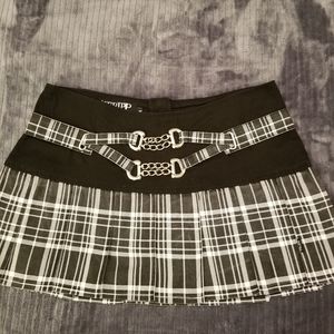 Vintage Tripp nyc chain plaid skirt